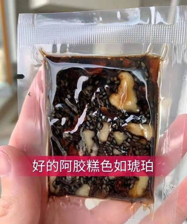 阿胶糕是甜的还是苦的好