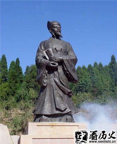 刘伯温石像照