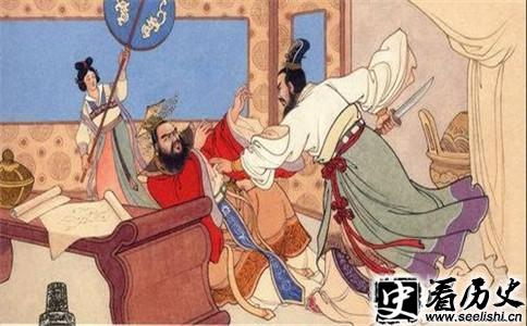 荆轲刺秦的插画