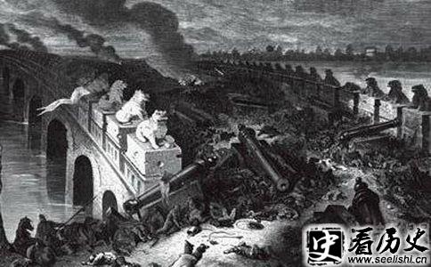 火烧圆明园现场