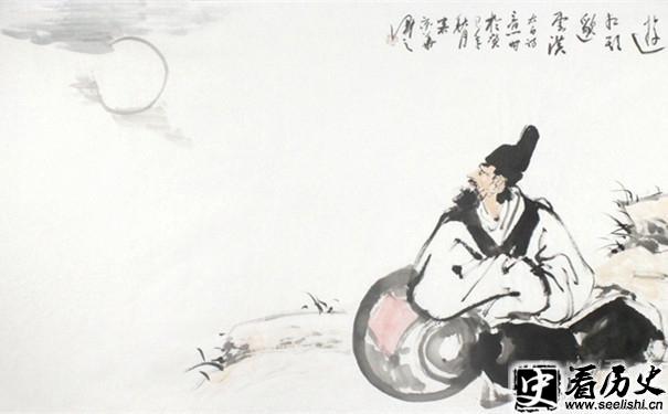 月下独酌的李白