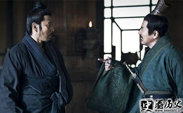 刘邦(左)和萧何(右)