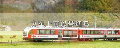​火车上可以带烟吗 可以带几条 高铁火车上可以带烟吗