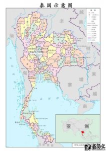 ​泰国历史介绍 泰国国旗 泰国地图 泰国人口数 泰国历任国王