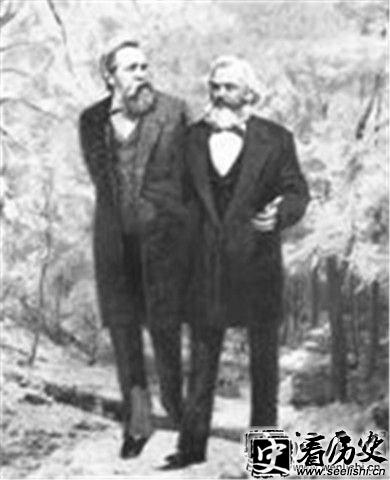 马克思、恩格斯画像