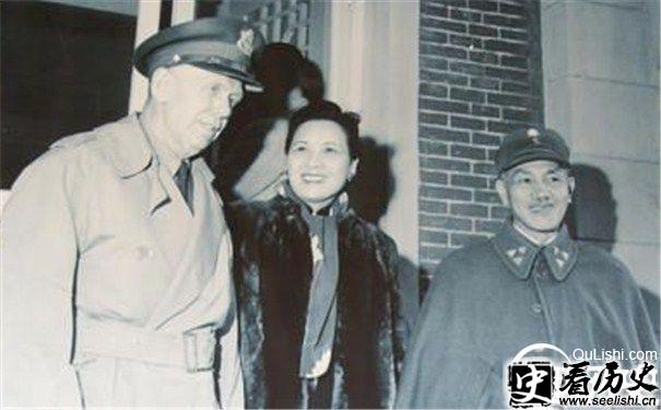 马歇尔和蒋介石图片