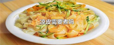 ​凉皮需要煮吗还是直接拌 凉皮需要煮吗怎么煮