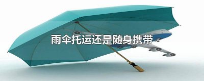 ​伞应该托运还是随身携带 伞是托运还是可以随身带