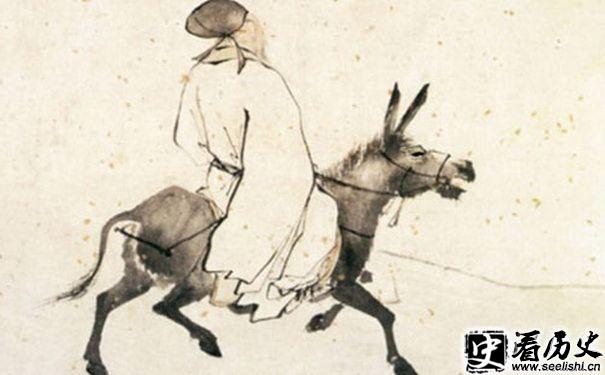胡威骑驴省亲图