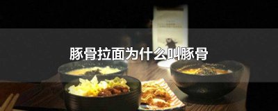 ​豚骨拉面豚骨是什么骨 豚骨拉面是什么骨头