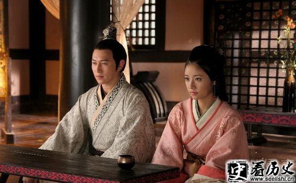 《美人心计》中刘恒与窦漪房的剧照