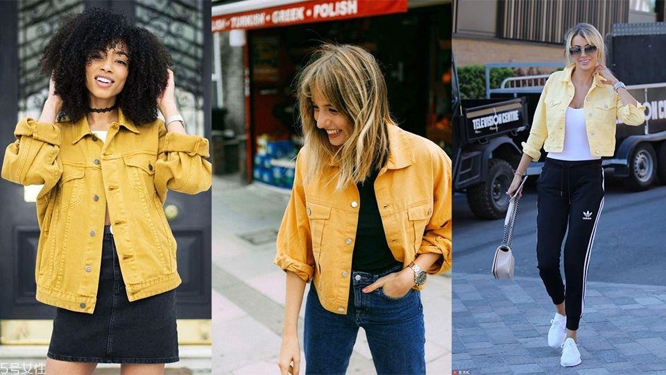 彩色牛仔外套怎么搭配 7种搭配摆脱沉闷乏味