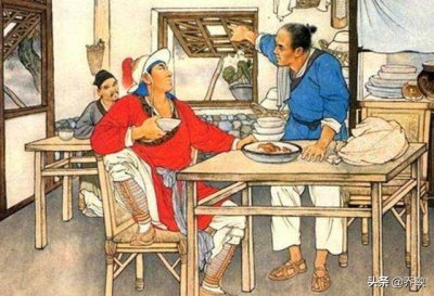 ​水浒传里面吃两斤肉的是谁 （一个人吃得下二斤牛肉吗）