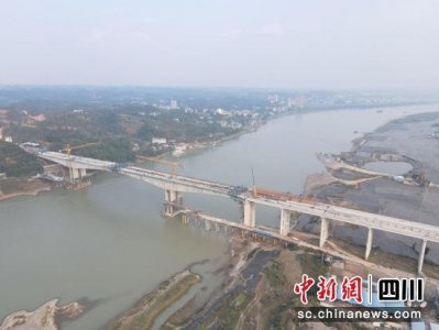​宜宾叙州：泥溪岷江特大桥预计春节前通车