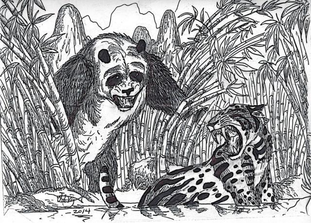 大熊猫“先祖”分布广泛，不但凶猛吃肉，而且比现在小很多