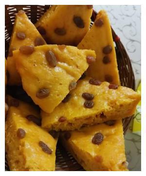 南瓜发糕最简单的做法,不用糯米粉,不用揉面,香甜松软又营养!