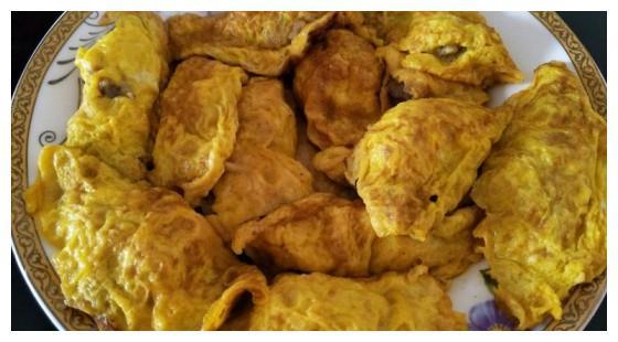 农家做法蛋包肉，五个土鸡蛋全用了，上锅蒸一蒸，简单又美味