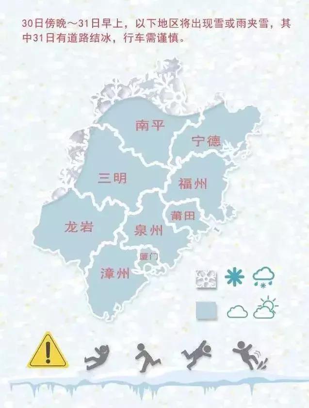 真!福建下雪啦!这个元旦很多地方都下大雪了!