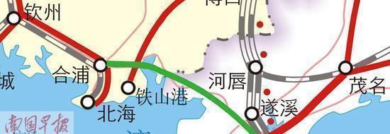 高铁新时代: 合湛铁路年内动工, 广西到广东再也不用绕弯了!