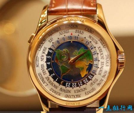 百达翡丽白金世界时间- 403万美元
