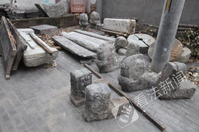 曾一智生前“救下”的异形门墩儿 亮相古建博物馆