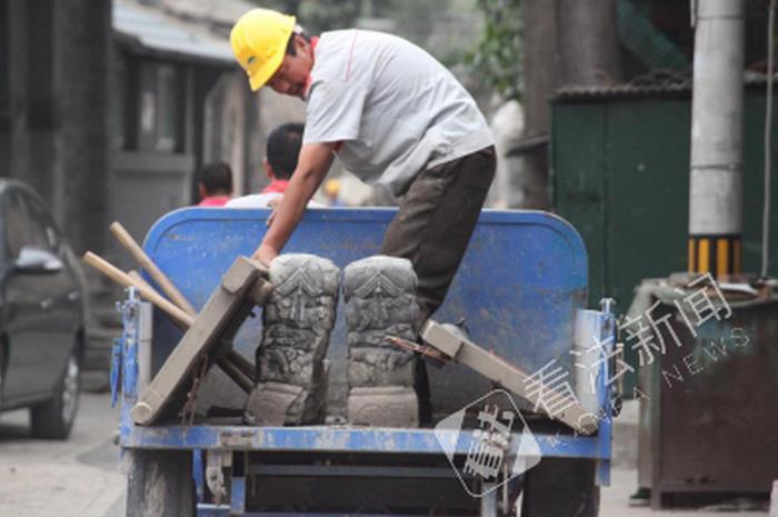 曾一智生前“救下”的异形门墩儿 亮相古建博物馆
