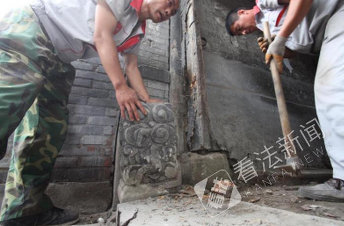 曾一智生前“救下”的异形门墩儿 亮相古建博物馆