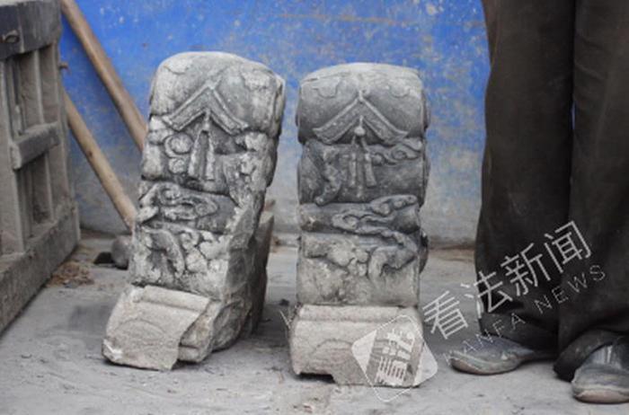 曾一智生前“救下”的异形门墩儿 亮相古建博物馆