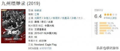 ​《九州缥缈录》豆瓣评分6.4，铁甲依然在，世子依旧菜