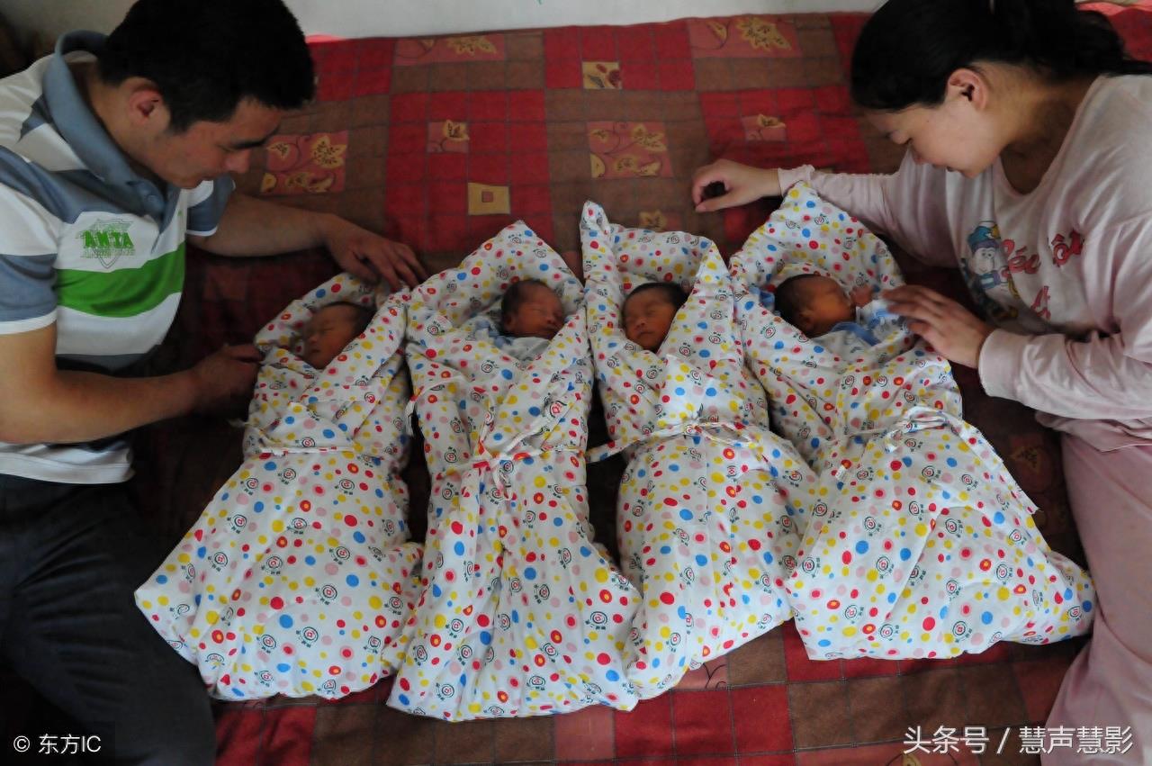 四胞胎15图，有人出生只有几百克，四兄弟一起当兵！