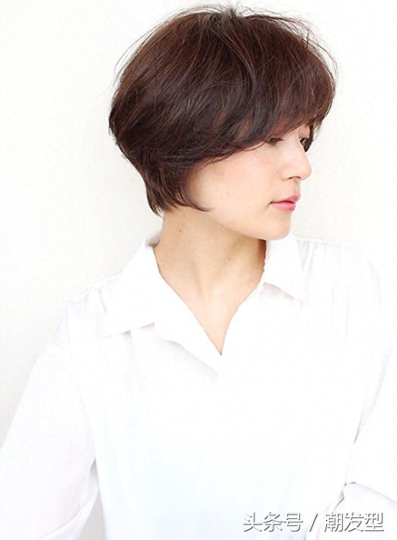 女生最潮帅气的中性超短发