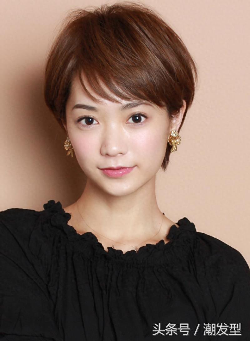 女生最潮帅气的中性超短发