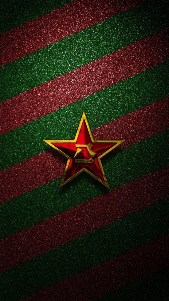庆祝八一建军节专用,八一军徽磨砂质感手机电脑超清壁纸