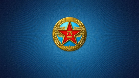 庆祝八一建军节专用,八一军徽磨砂质感手机电脑超清壁纸