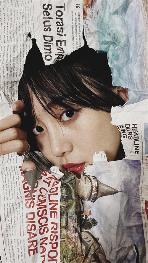 王梓薇，清爽少女风写真图片