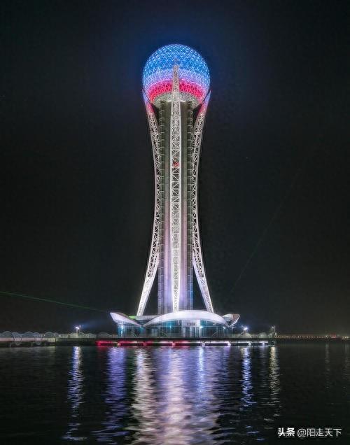 西太湖揽月湾:值得春游的地方;高百米的滆湖之星尤为壮观