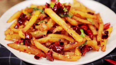 ​家常干煸土豆条的做法
