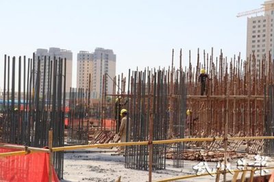 ​武威万达广场建设项目现场