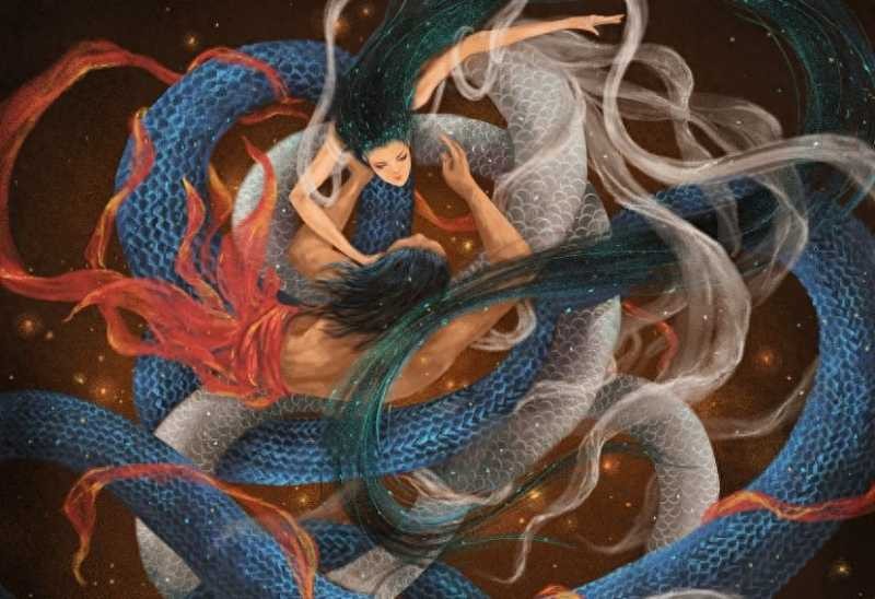 女娲一张照片吓死一亿人(女娲为什么是人首蛇身)