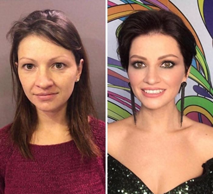 看完这组化妆前后对比照,你就知道了,化妆对女人是有多重要