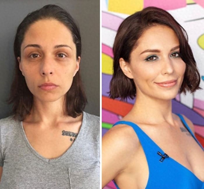 看完这组化妆前后对比照,你就知道了,化妆对女人是有多重要