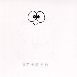 ​哆啦A梦的简笔画教程，超级简单！