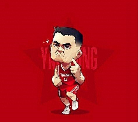 NBA球星动漫图:科比神似霍华德,麦迪单手霸气抓球,姚明最帅