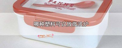 ​哪种塑料能放微波炉 哪类塑料可以放微波炉