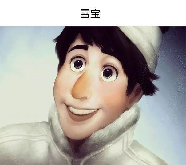 当可爱的动漫角色拟人化