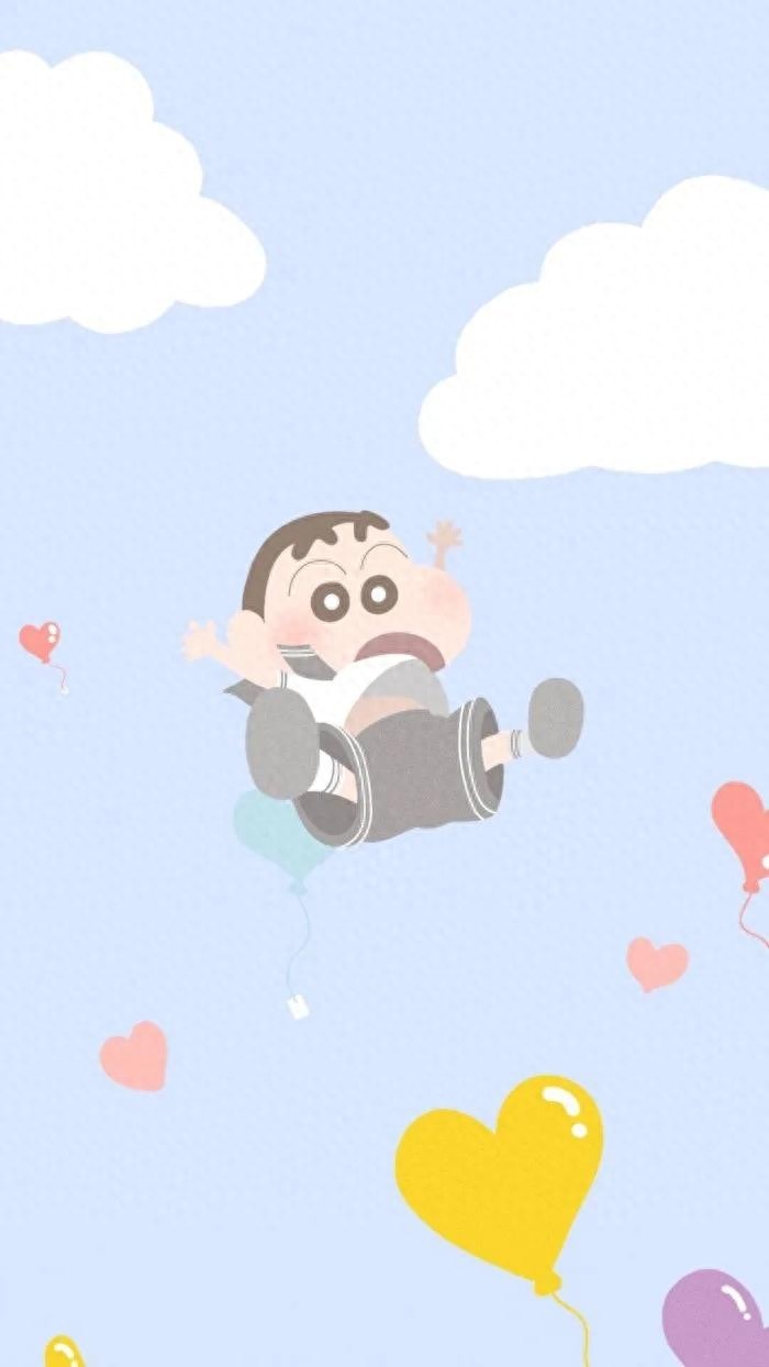 今日份壁纸  ||  骑大象的小新~~