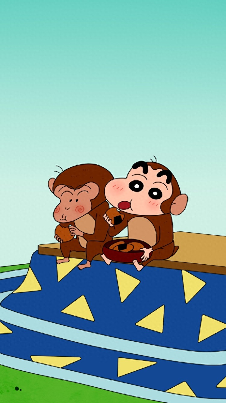 今日份壁纸  ||  骑大象的小新~~