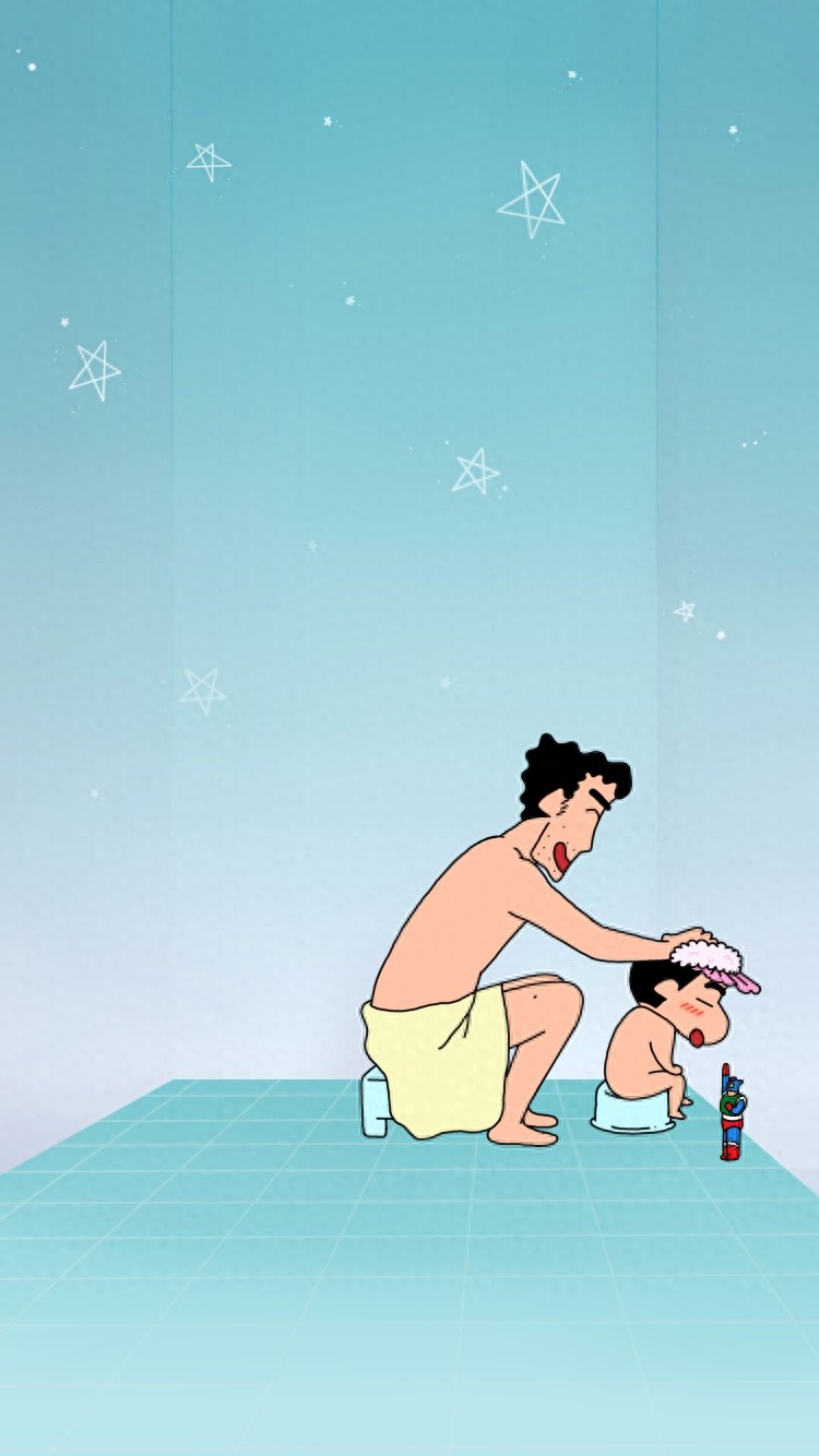 今日份壁纸  ||  骑大象的小新~~