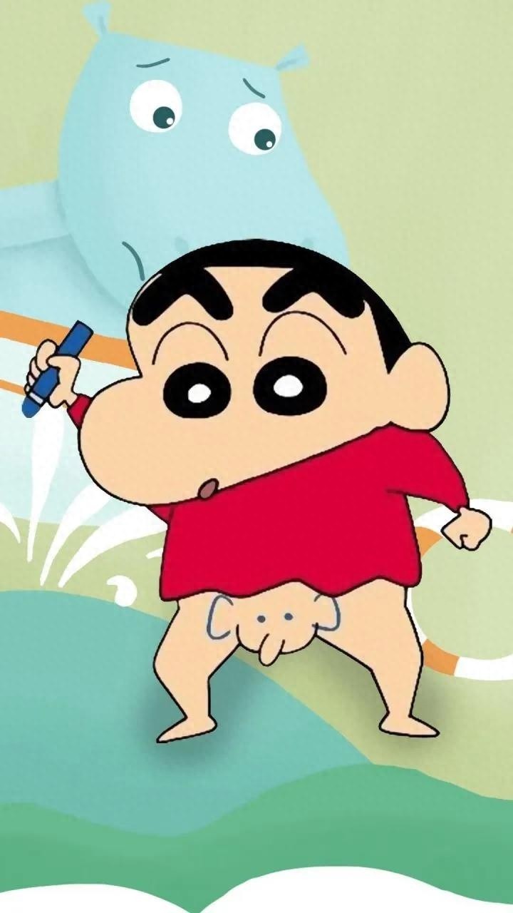 今日份壁纸  ||  骑大象的小新~~