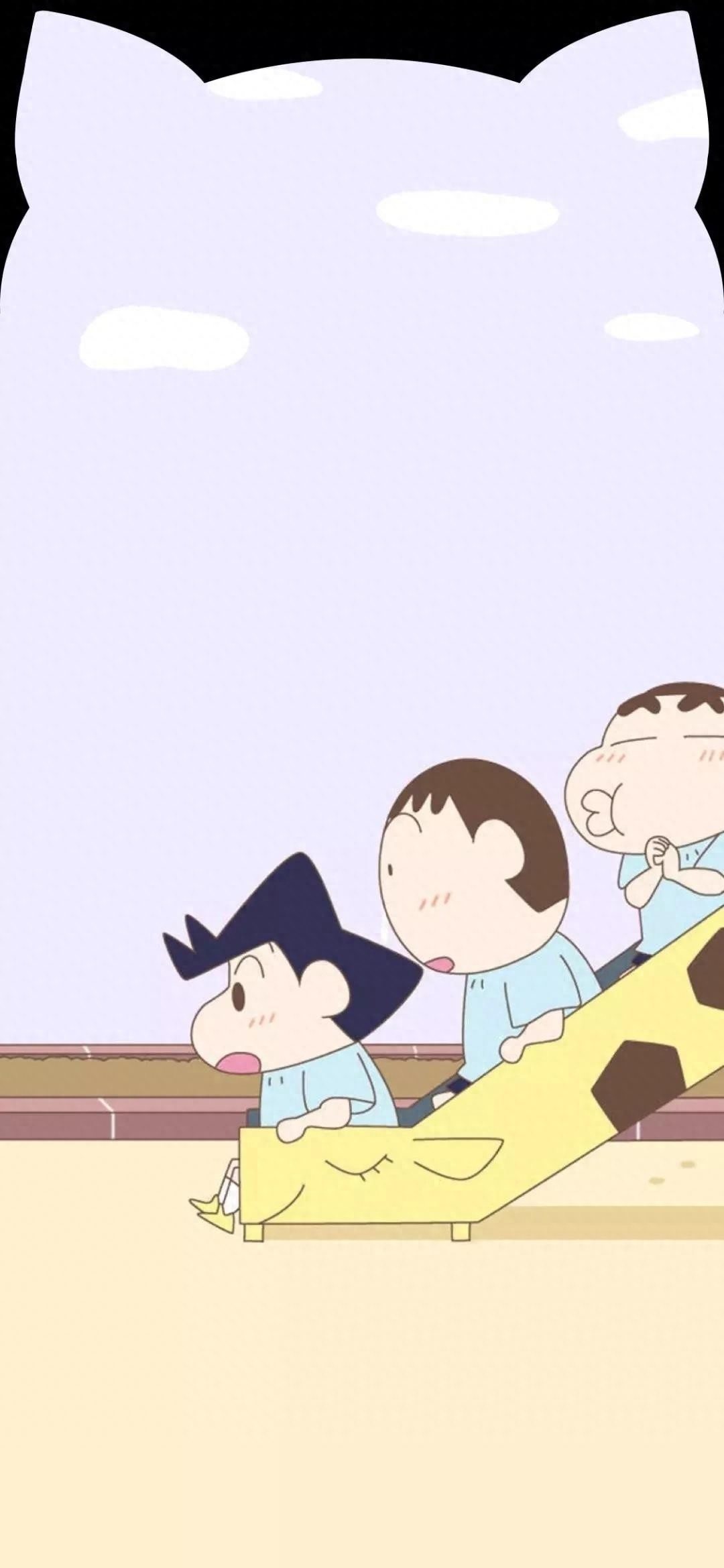 今日份壁纸  ||  骑大象的小新~~